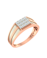 18K Gold & Diamond Ring For Men KRA60213